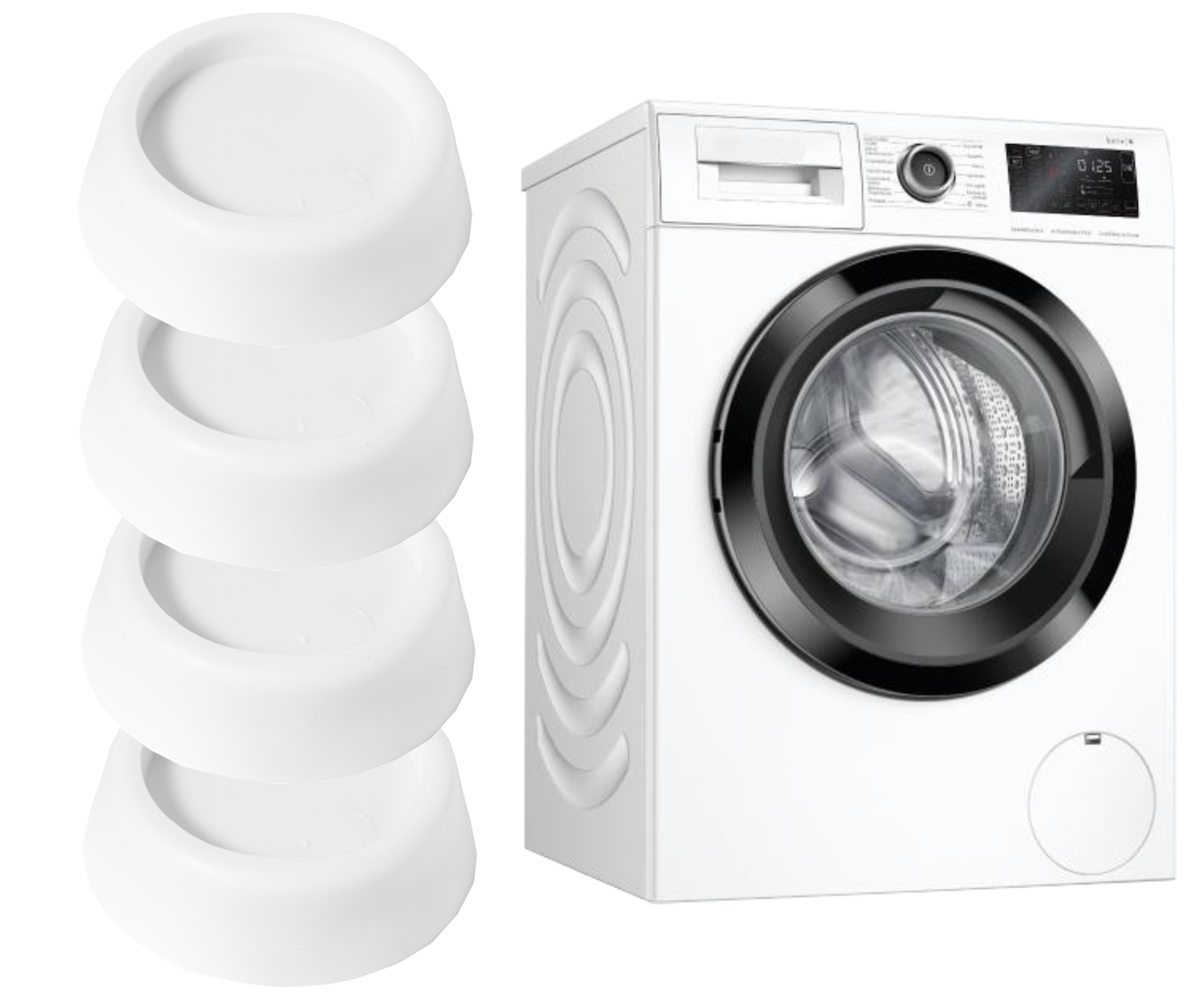 PODKŁADKI ANTYWIBRACYJNE POD PRALKĘ ZMYWARKĘ 4 SZT