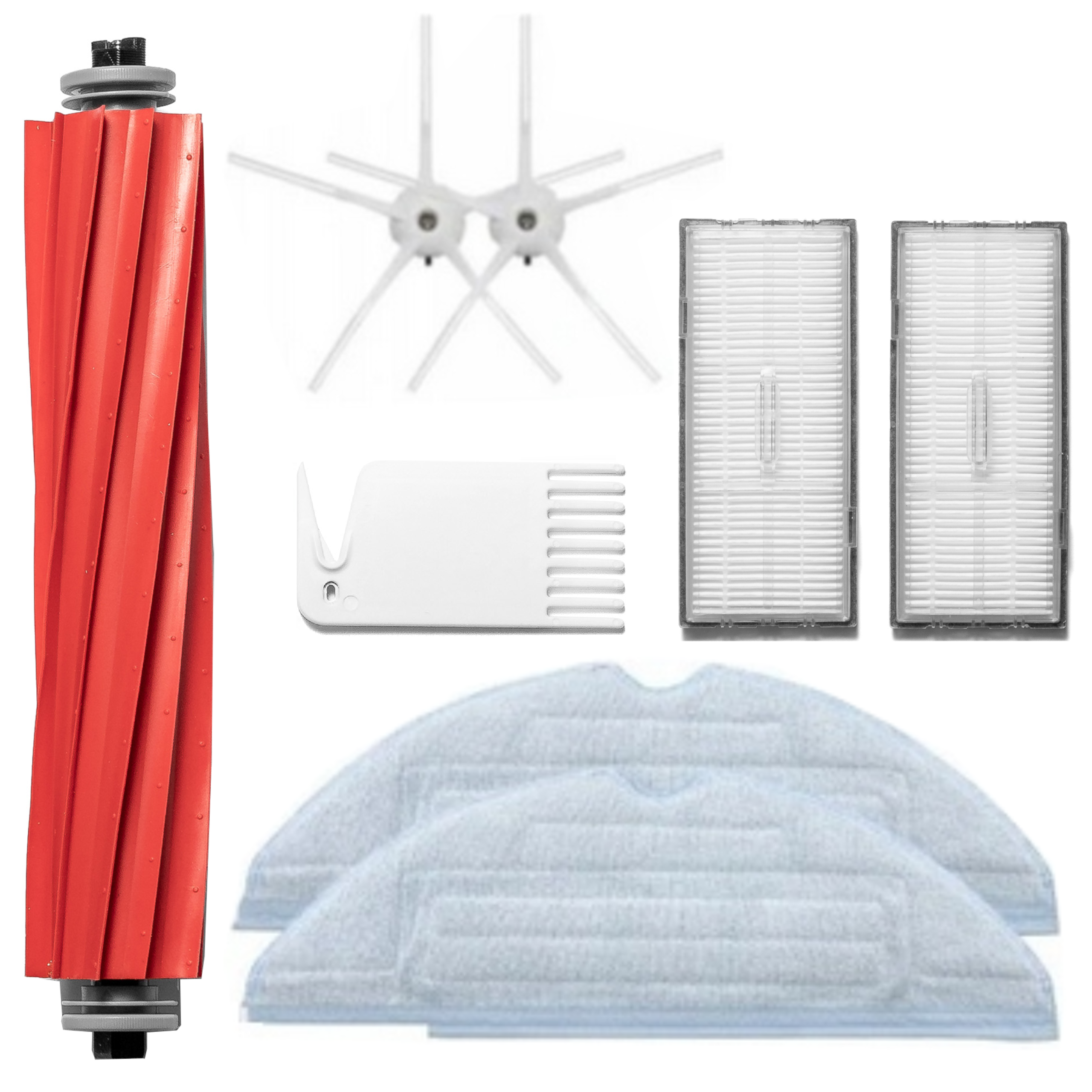 ZESTAW SZCZOTKI WAŁEK FILTRY MOPY DO ROBOROCK S7 MaxV S70